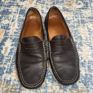 Austen Heller Clinton Men's Leather Driver Loafer Dark Brown Size 11
